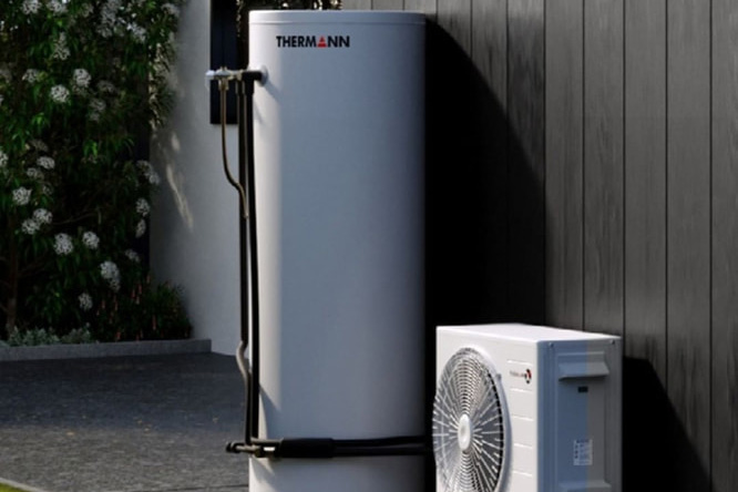 hot water heat pump installation